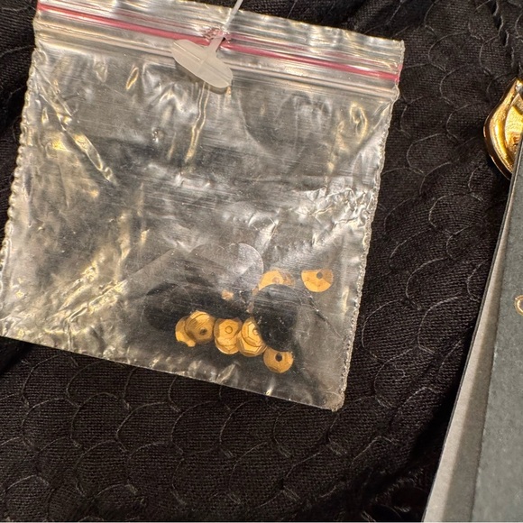 NEW Christian Audigier Womans Black Sequins Top W/ Gold Accents size Medium NWT - Picture 8 of 16